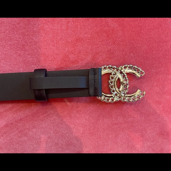 Chanel Black Belt with CC Buckle. Brand new,  highly sought after! - Picture 2 of 12